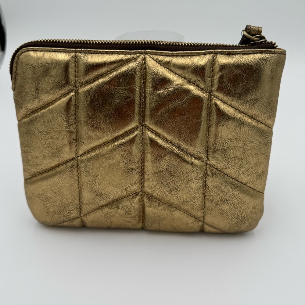Gold Quilted Patricia Nash Women's Bag with dusty.